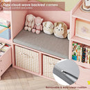 Multipurpose Kids Book and Toys Organizer with Reading Nook