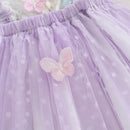 Baby Girl Ruffled Tulle Butterfly Embroidery Princess Dress childrensterritory
