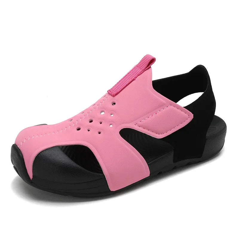 Candy-colored Hollow-out Fashion Sandals for Kids