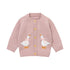 Cartoon Goose Design Baby Knitted Cardigan childrensterritory