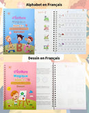 French Letter and Number Practice Copybook for Kids