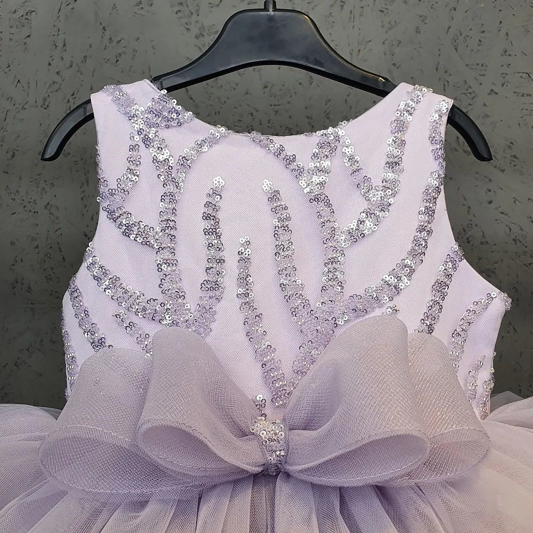 Puffy Sequined Pageant Birthday Party Dress for Girls childrensterritory