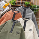 Stylish Long Sleeve Warm Fleece Sweatshirts for Boys childrensterritory