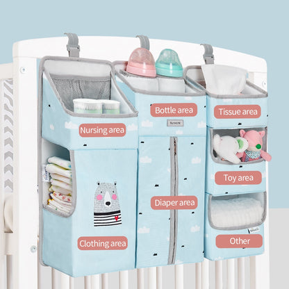 Hanging Crib Organizer for Baby Essentials childrensterritory