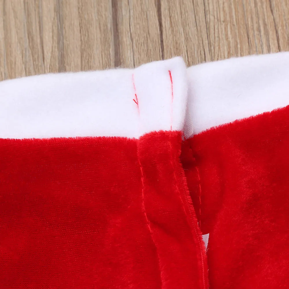 Girls' Full Sleeves Round Neck Christmas Costume