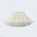Little Girls Solid Colors Fluffy Chiffon Tutu Skirts childrensterritory