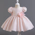 Short Sleeveless Lace Design Summer Party Dresses For Girls childrensterritory