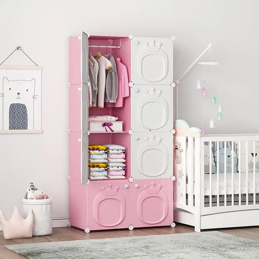Hanging Clothes Closet for Kids&
