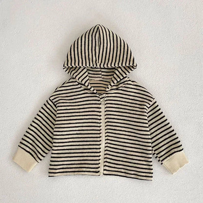 Solid Color Long Sleeve Infant Girls Knitted Cardigans childrensterritory