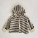 Solid Color Long Sleeve Infant Girls Knitted Cardigans childrensterritory