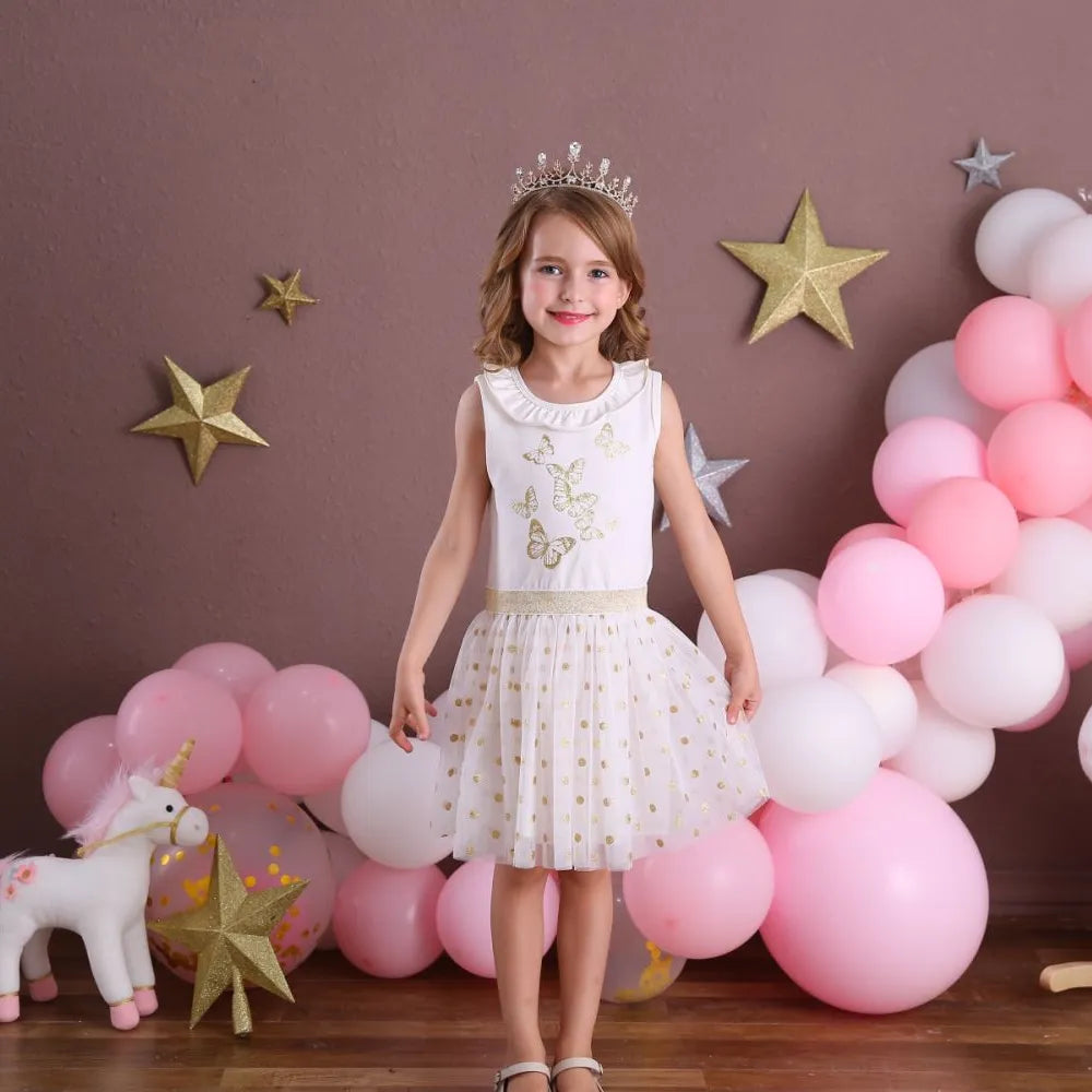 Kids Girl Mermaid Sequins Tutu Birthday Party Dresses childrensterritory