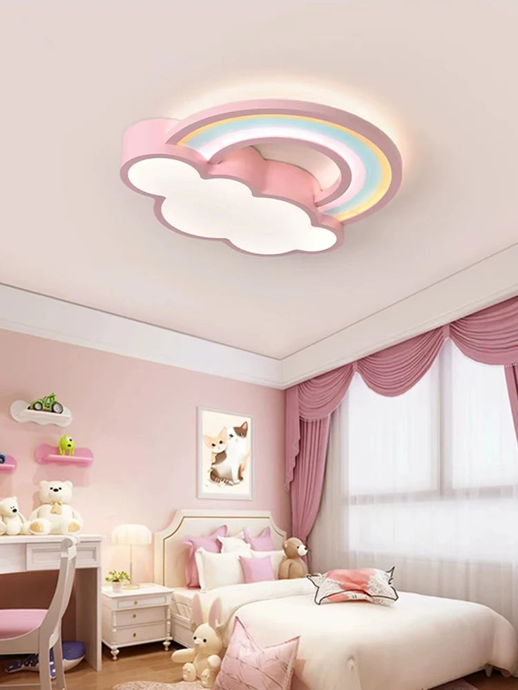 Rainbow Clouds Design Ceiling Lamp for Bedroom childrensterritory