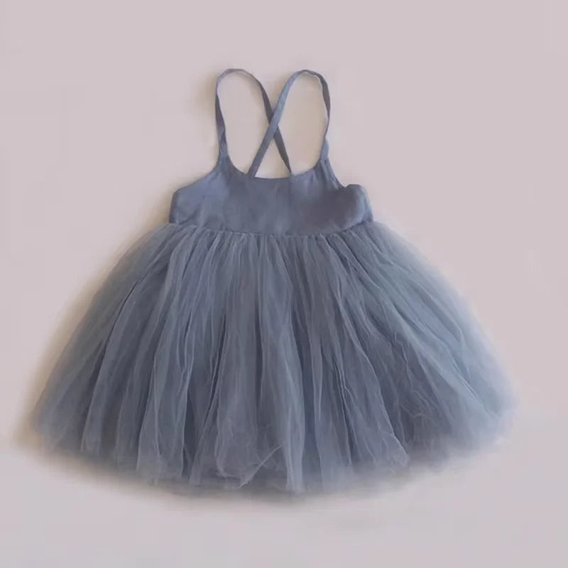 Baby Girl Backless Tutu Birthday Dress For Summer