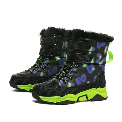 Non Slip Cotton Warm Sports Shoes for Kids Boys childrensterritory