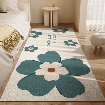 Nordic Cute Flower Girl Rugs for Bedroom, Large Area childrensterritory