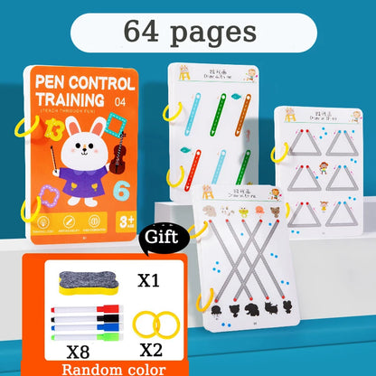Reusable Magical Tracing Education/Training Book for Toddlers childrensterritory