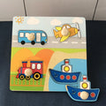 Kids Shape Matching Wooden Puzzle Educational Toys childrensterritory
