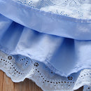 Kids Girls Flowers Design Sleeveless Summer Dress childrensterritory