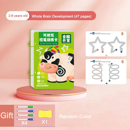 Reusable Magical Tracing Education/Training Book for Toddlers childrensterritory