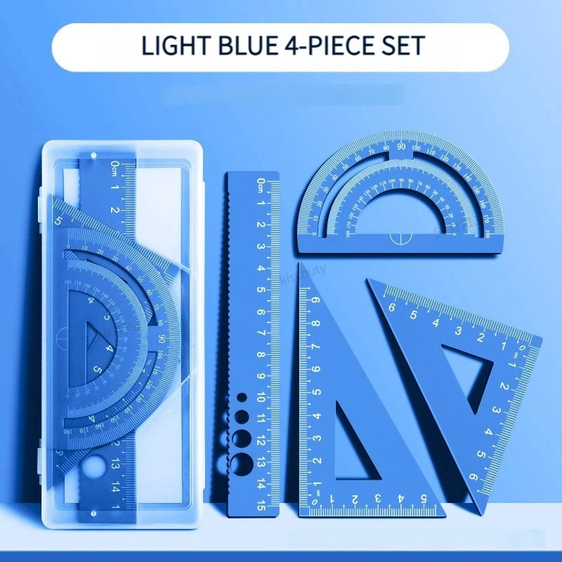 4 In 1 Aluminum Alloy Multifunctional Stationery Set childrensterritory