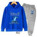 Long-Sleeved Cartoon Print Winter Tracksuit For Kids childrensterritory