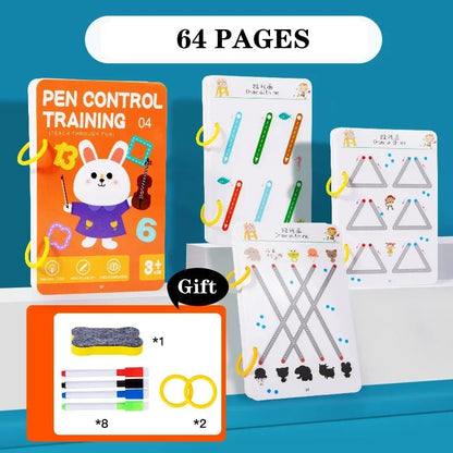 Kids Reusable Magical Tracing Workbook Learning Copybook childrensterritory