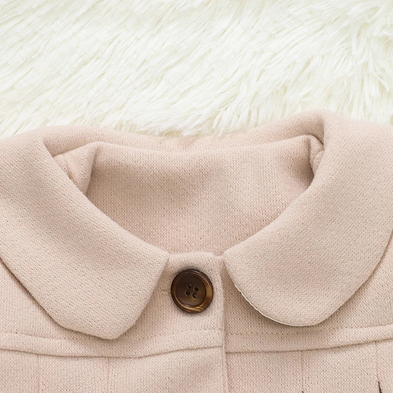 Baby Girls' Collar Design Winter Jacket