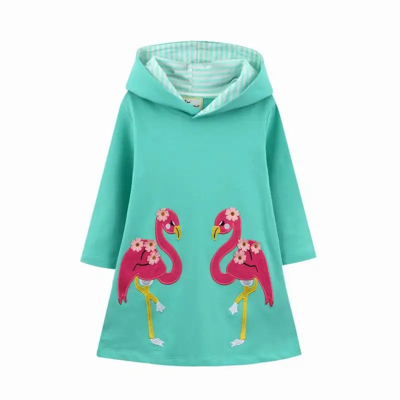 Long-Sleeved Cartoon Print Autumn Girls&