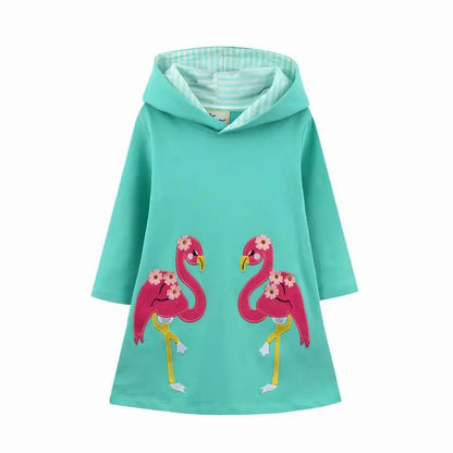 Long-Sleeved Cartoon Print Autumn Girls&