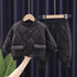Kids’ Long-Sleeved Fluffy Warm Clothing Set childrensterritory