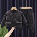 Kids’ Long-Sleeved Fluffy Warm Clothing Set childrensterritory