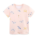 Dragonfly Cartoon Print Summer Clothing Sets for Girls childrensterritory
