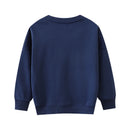 Kids Girls Butterfly Applique Cotton Sweatshirt childrensterritory