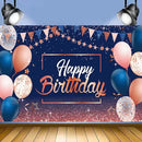 Glitter Diamond Customized Happy Birthday Background Photo Props childrensterritory