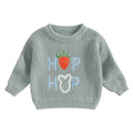 Toddler Girls Letter Print Knitted Warm Autumn Sweaters childrensterritory