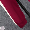 2pcs Hooded Contrasting Kids Fall Tracksuit Set childrensterritory
