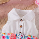Korean Style Baby Girls Floral Princess Formal Dress childrensterritory