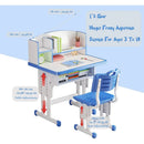 Adjustable Kids' Study Table and Chair Sets