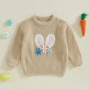 Toddler Girl Boy Casual Knitting Pullover for Easter childrensterritory