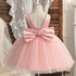 Toddler Girl Elegant Sleeveless First Communion Dress childrensterritory