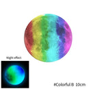 Luminous Colorful Moon Wall Stickers For Kids Bedroom childrensterritory