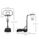 Kids-Friendly and Adjustable Outdoor Basketball Hoop childrensterritory