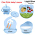 Personalized 6Pcs Toddler Feeding Suction Bowl Silicone Plates Set childrensterritory