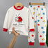 Little Boys and Girls Warm Cartoon Xmas Print Sleepwear Sets childrensterritory