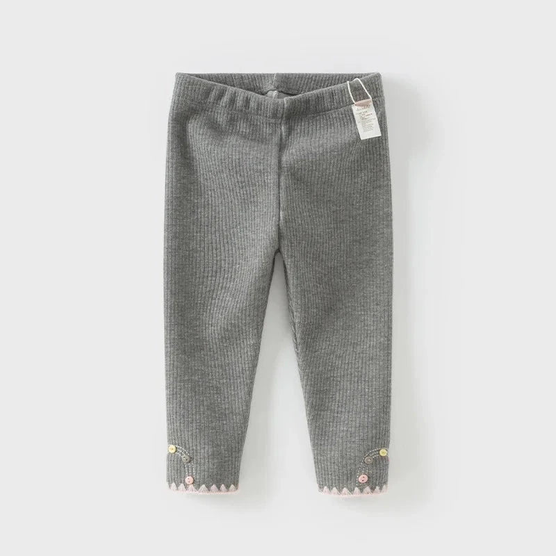 Baby Girls Comfortable Outdoor Warm Leggings childrensterritory