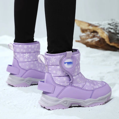 Kids Warm Designer Sports Snow Boots