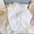 Hollow Lace Casual Sleeveless T-Shirt+Shorts Toddler Clothing Sets childrensterritory