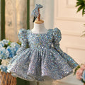 Girls High-End Lolita Style Glistening Banquet Evening Dress childrensterritory