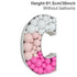 91.5CM Balloon Mosaic Letter Frame Box for Birthday, Baby Shower childrensterritory