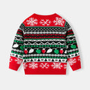 Kids' Long-Sleeved Christmas Print Winter Sweater childrensterritory